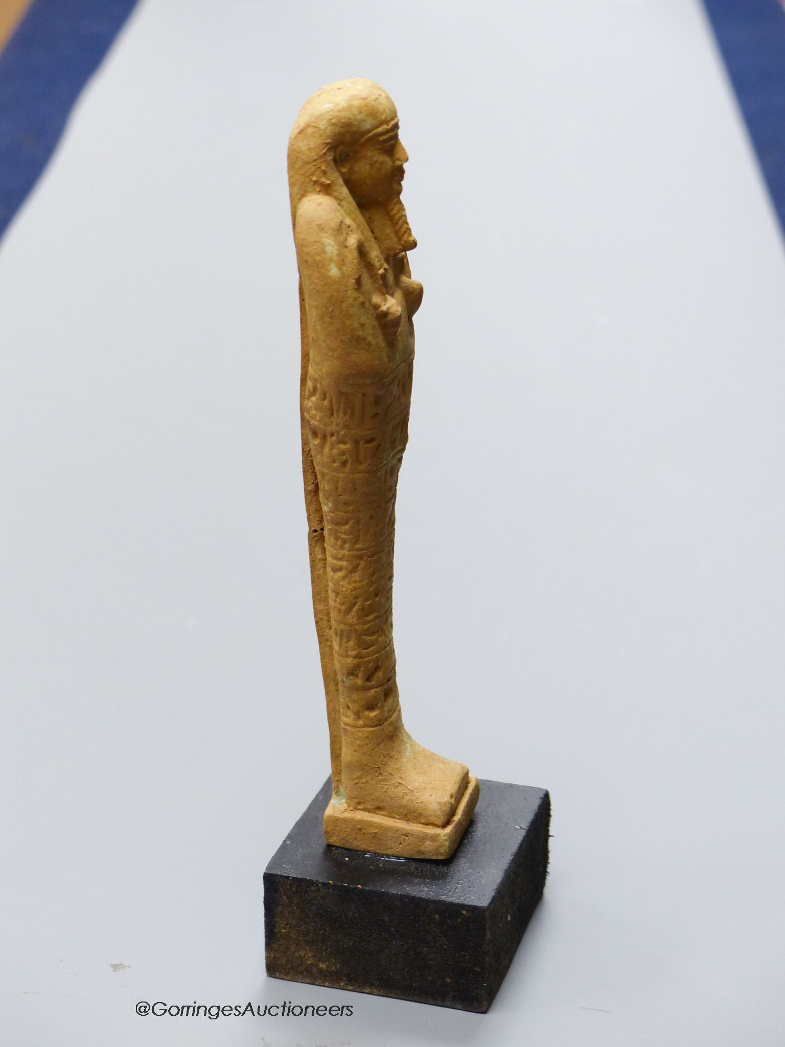 An Egyptian style ushabti, height 18cm